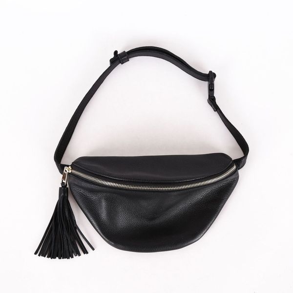 

waist bags fashion soft cow leather women zipper tassel belt bag packs 230828