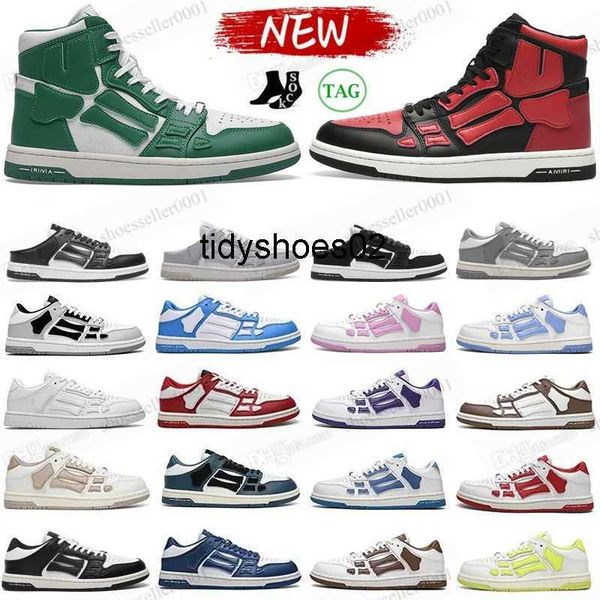 

designer imiri bones casual shoes skel low for men women shoe leather skelet sneakers luxury sports retro skeleton imiri white black green p