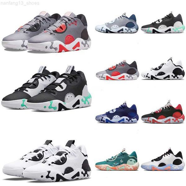 

white black orange chalk pg 6 mens basketball shoes sneakers pg6 weekend fluoro black mint pink infrared bred valentines day 2022 classic wo