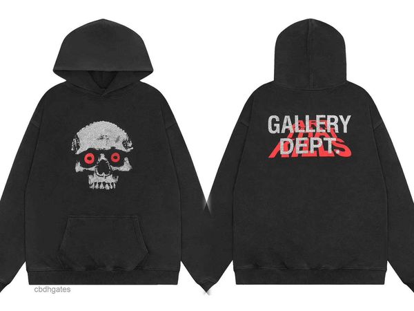 

hoodie gallerry couple old mens sweater fashion hoodies vintage deptt autumn/winter american loose washed coat sweater hooded gvn6, Black