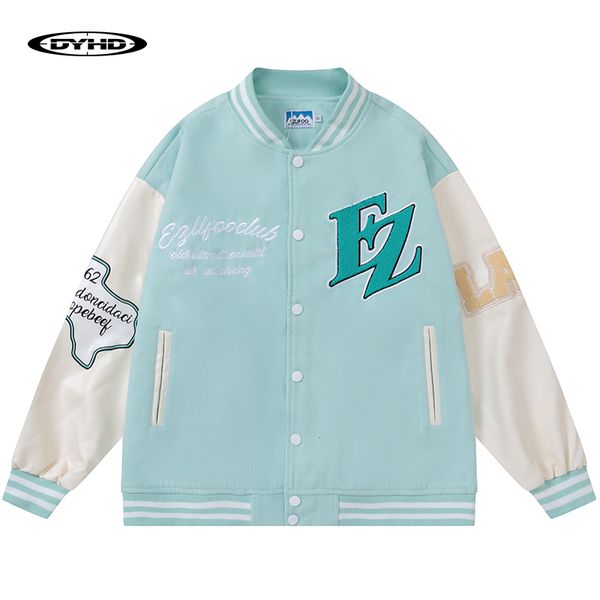 

mens jackets oversized varsity jacket men rabbit letter embroidery college winter fashion outwear harajuku streetwear coats 230829, Black;brown