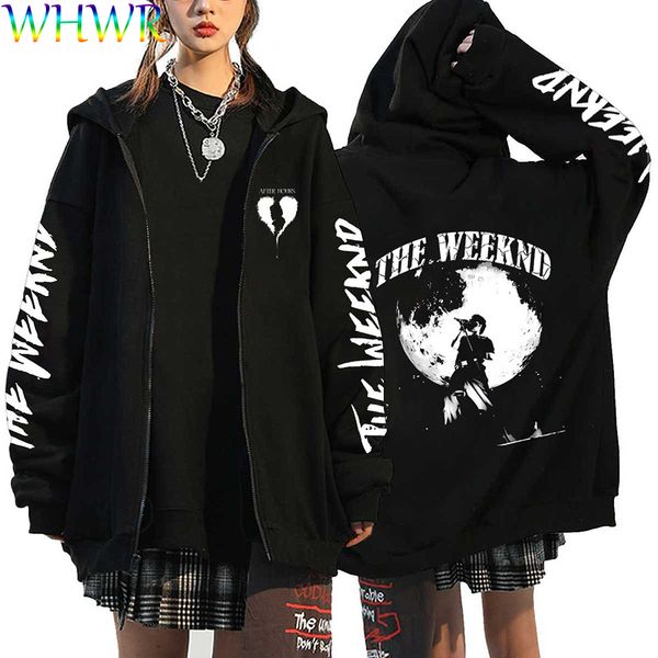 

men's hoodies sweatshirts in sweatshirts rapper zipper sweaters thin fleece jacket coat black y2k hooded sweatshirt autumn printed jack