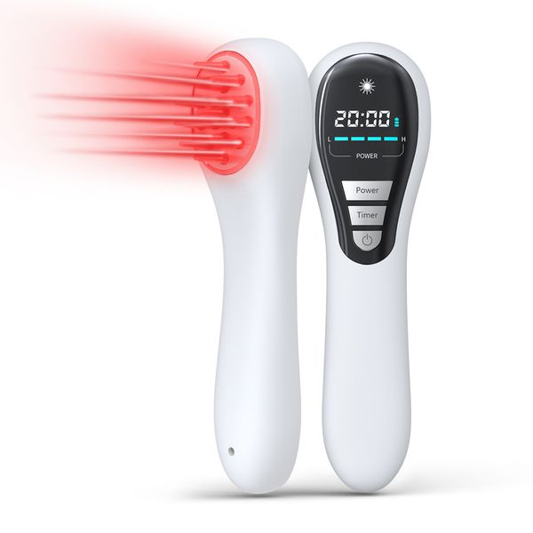 

cold laser infrared red light therapy 808nm 650nm combined led red light pain relief handheld for human pets relieve joint remote wound heal