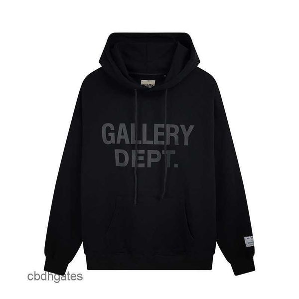 

hooded mens fashion gallerry deptt vintage letter print hoodies splashed ink hand-painted hoodie trend sweater g2v2, Black