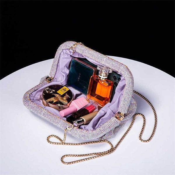 

evening bags diamond embedding shoulder bag high beauty rhinestwomen's fashion versatile quality crossbody 230828