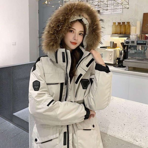 

clearance down jacket for women short korean style outdoor winter warm large size womens clothing work clothes, Black