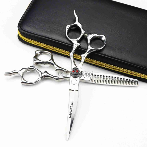 

scissors shears 60 inch personalized skull head 440c professional hair salon scissors cut barber tools haircut shear hairdressing scissors x