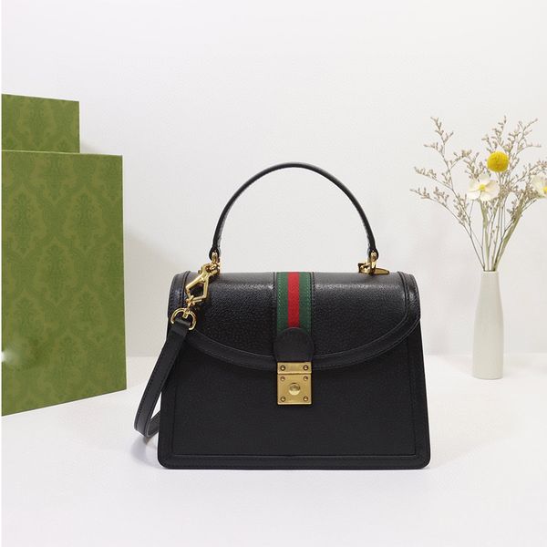 

designer handbag fashion luxury women's epilogue bag square retro shape shoulder crossbody bag with classic striped webbing shape totes