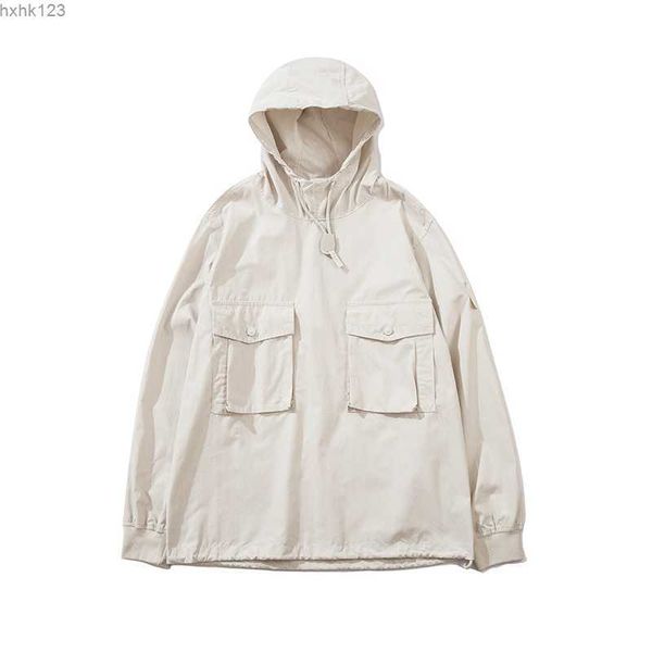 

toney brand jackets ghost collection pocket pullover hoodie jacket stone embroidered shoulder badge island size m-2xl, Black;brown
