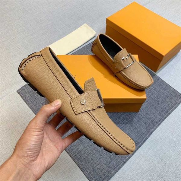 

11model men casual shoes luxury brand 2022 leather mens loafers moccasins breathable slip on black driving shoes plus size 38-46