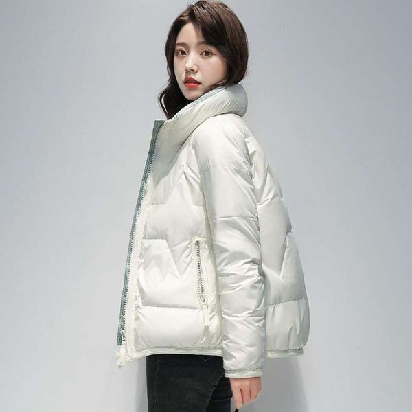 

thin and womens down jacket winter short korean fashion white duck light, Black