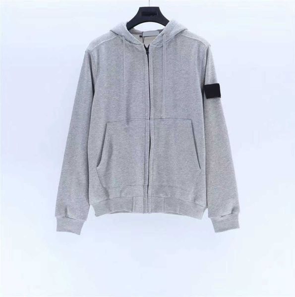 

mens hoodie pullover stones island long sleeve jogger trouser casual woman men crewneck hooded clothing tidal flow design loose leisure, Black