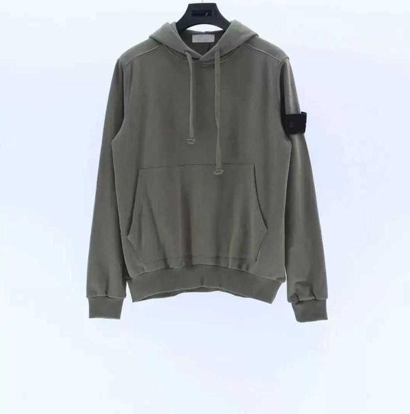 

men's hoodies sweatshirts colors designers mens stones island hoodie candy hoody women casual long sleeve couple loose neck sweatshirt, Black