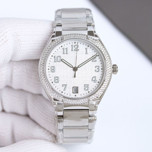 

mens watch diamond automatic 324sc mechanical movement watchs business 40mm fashion designer waterproof montre luxes casual versatile styles, Slivery;brown