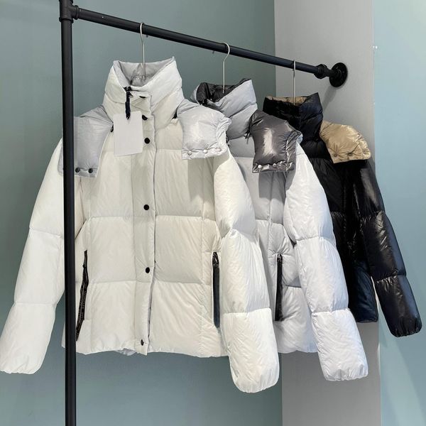 

france mon parkas winter puffer jacket brand down jacket woman thickening warm coat clothing leisure outdoor jackets, Black