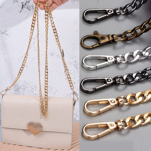 

bag parts accessories bag chain strap handle diy bags handles shoulder crossbody handbag metal replacement chains bag parts accessories 2308, Black