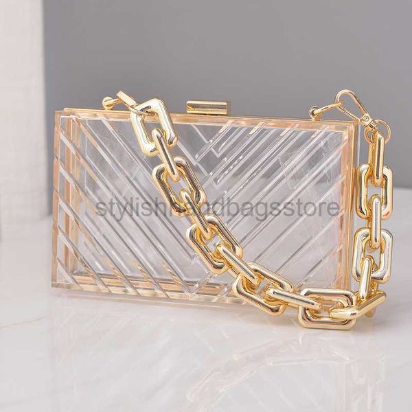 

women luxury handbags designer bag evening clutch clear purse crossbody shoulder bag transparent acrylic wedding thick bag stylishhandbagsst