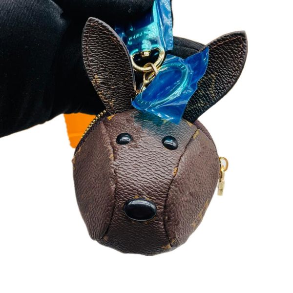 

designer bags womens key wallets brown letter rabbit zipper coin purses with keyring luxury brand women and men clutch bags purses bags tote, Red;blue