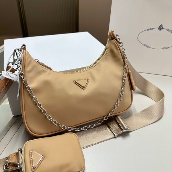 

designers bags hobo bags shoulder bags totes handbags 3 pieces bags nylon 2005 crossbody bags lady fashion wallet bag large capacity letters