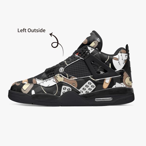 

diy basketball shoes mens womens dancing ducks trainers outdoor sports a11 36-46
