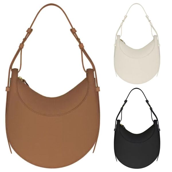 

luxury 2sizes numero dix half-moon bag crescent moon armpit leather bags female spring and summer fashion french minority