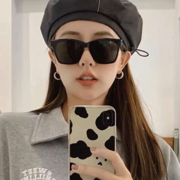 

sunglasses cool black high street fashionable uv proof square, White;black