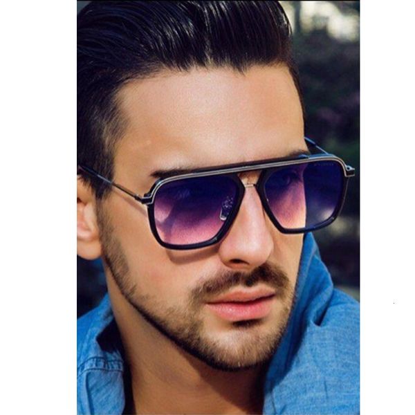 

sunglasses mizho tony stark men polarized brand designer retro gradient whole glasse shades eyewear de sol uva 230828, White;black