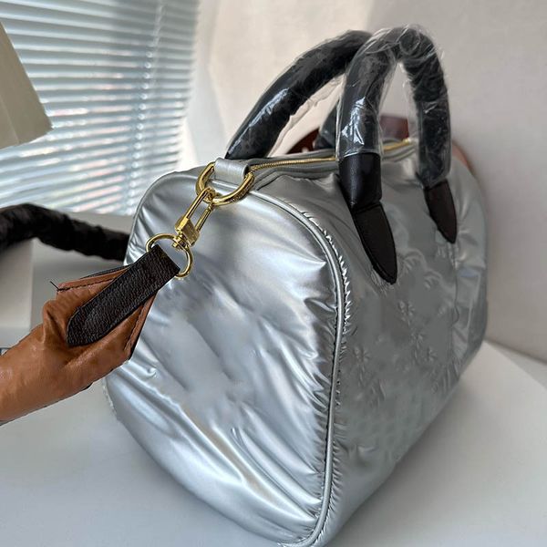 

men tote bag designer bags cotton-padded coat bag mens crossbody messenger bags large capacity travel duffle handbag famous purse handle han