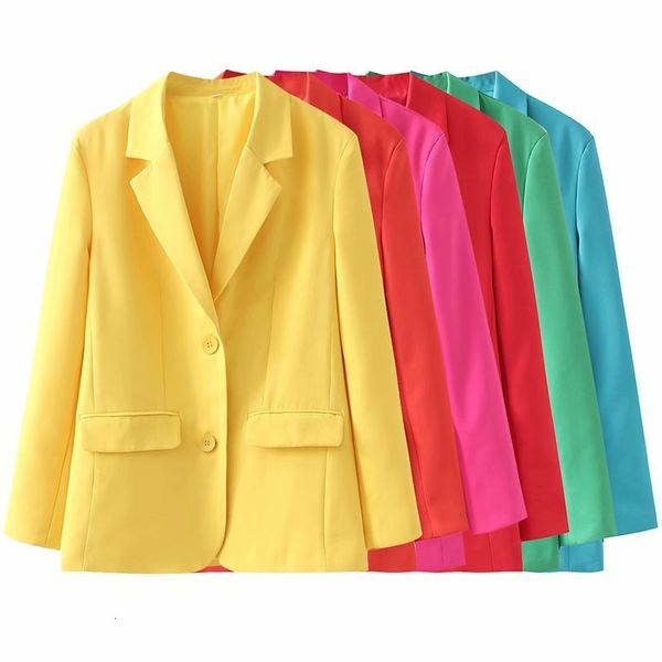

women's suits blazers 2023 solid chic office lady straight for women elegant stylish coats 230828, White;black