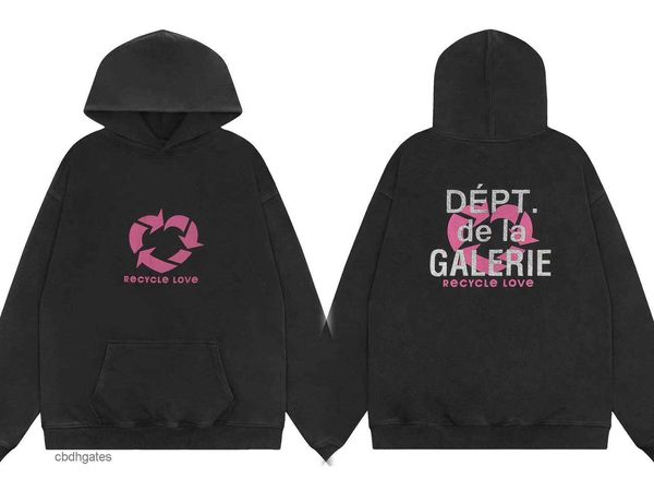 

hoodie couple gallerry hooded old sweater mens fashion vintage hoodies autumn/winter deptt loose american coat washed sweater xgxf, Black