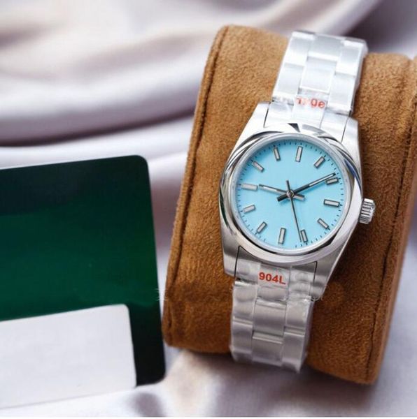 

ladies datejust 31mm watch green perpetual watches for women automatic movement series number card sapphire glass customized nfc function-03, Slivery;brown