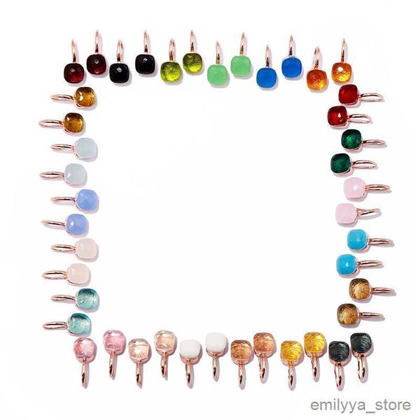 

charm candy style pendant 22 colors drop earrings for women fashion jewelry r230829, Golden