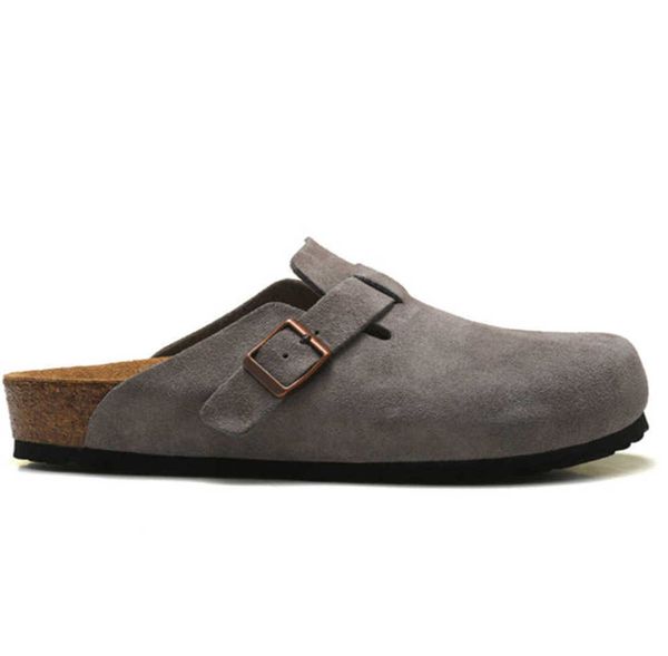 

sandals designer birks boston clog arizona gizeh men women summer autumn winters slippers leather felt sliders outdoor indoor buckle strap f, Black