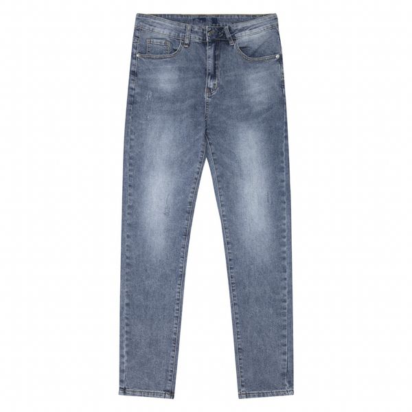 

fashion men's jeans 2023 luis men's and women's embroidered decorative pants letter logo zipper jeans vuttonity 03-012, Blue