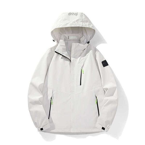 

2023 fashion single stormshell coat men's and women's fall new cross-border through large size men's jacket simple leisure ou, Black;brown