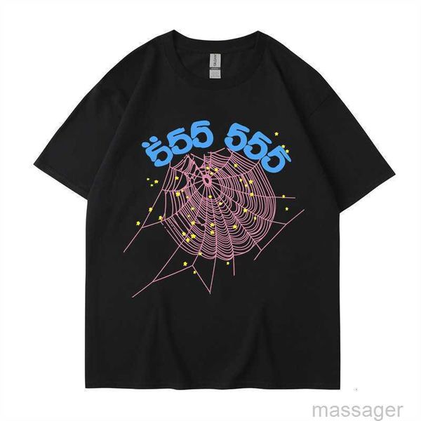 

designer casual t-shirts fashion loose short men women brands spider555 street clothes8p8sr0og, White;black