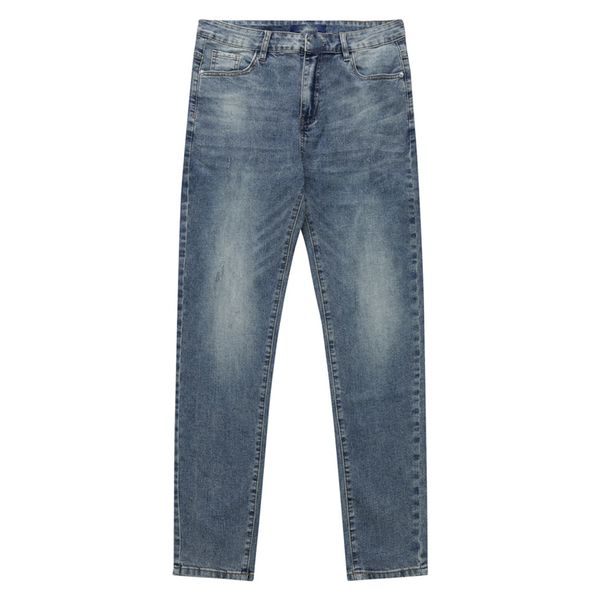 

fashion men's jeans 2023 luis men's and women's embroidered decorative pants letter logo zipper jeans vuttonity 03-010, Blue