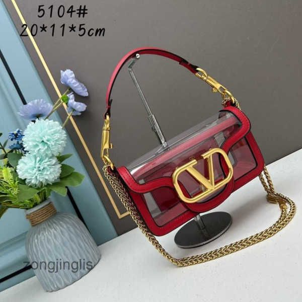 

designer high valentinoc beach fashion classic lady bag crossbody handbags women transparent mini bags handheld fashionable underarm handbag
