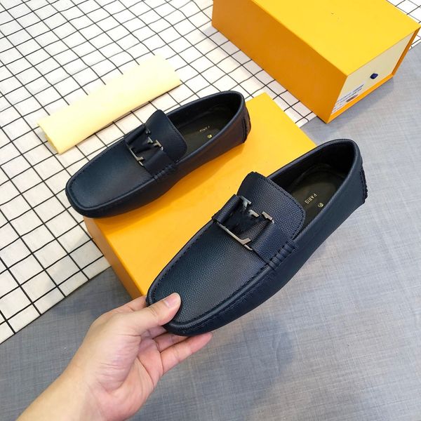 

8model slip-on designer loafers for men soft driving moccasins flats male walking shoes suede casual loafers summer men's shoe, Black