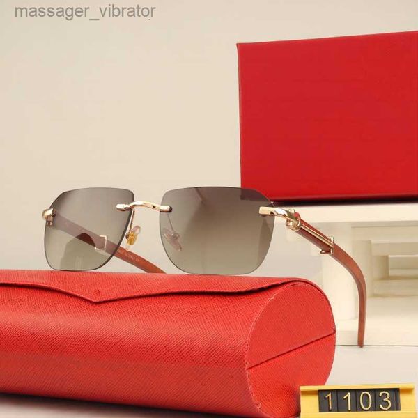 

new 23 sunglasses small kajia's box wooden legs high-end sunglasses fashionable high-definition personalized and popular on the interne, White;black