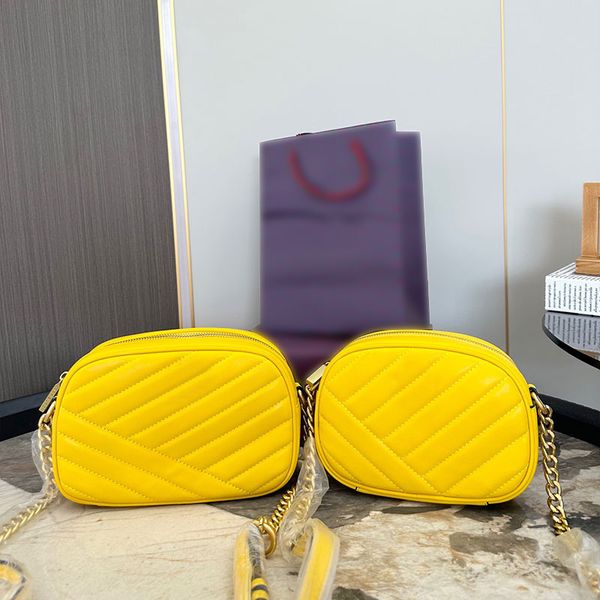 

designer camera bag chain crossbody bags real leather handbag purse fahion letter zipper closure wallet