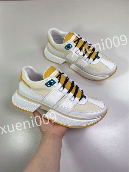 

2023 new reflective designers casual shoes panel space women men calfskin modern leather fashion sneakers trainers size 35-46 jsml230501, Black