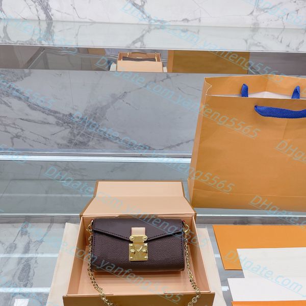 

brand mini upscale designer extravagance cross body bags men's and women's shoulder bags fashion style handheld chain bags metal l