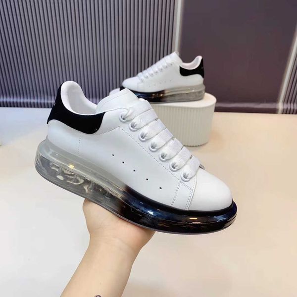 

luxury brand design genuine leather women platform air cushion sneakers autumn fashion sport men casual shoes