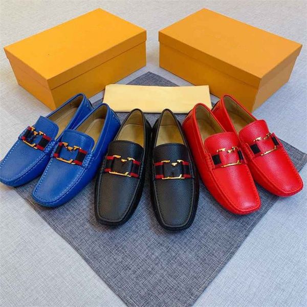 

2023 luxury italian dress shoes men wedding party shoes casual loafer male designer flat shoes zapatos hombre plus size 46, Black