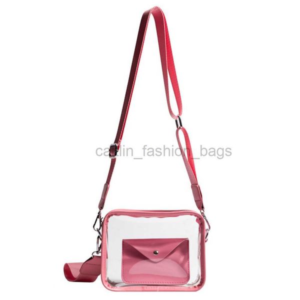 

shoulder bags summer women's handdesigner bag pvc transparent stadium bag fashion casual portable elegant adjustable mini card wallet c