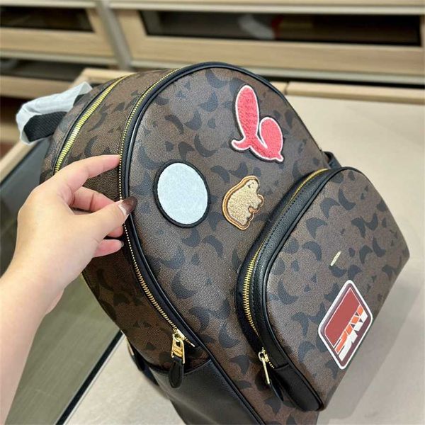 

classy designer backpack for man woman canvas duffel bags classic large capacity carry men women fashion school bookbag luxury travel bag le