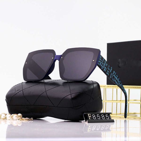 

designer sunglasses for women 2023 new women's fashion polarized large frame glasseshmgm, White;black