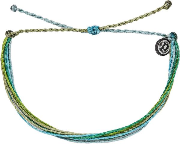 

pura vida charity bracelet - 100% waterproof adjustable band - plated brand charm, Golden