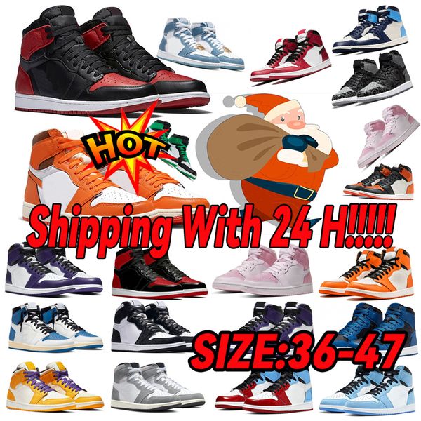 

new 1s basketball shoes mens sneakers black phantom pink olive white cement lucky green blue reverse mocha bred patent womens trainers sport